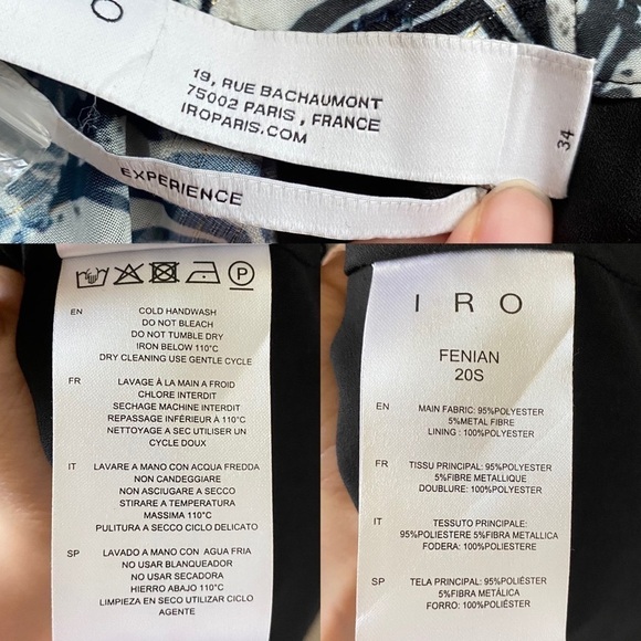 IRO Fenian Print Dress FR34 - Picture 9 of 16